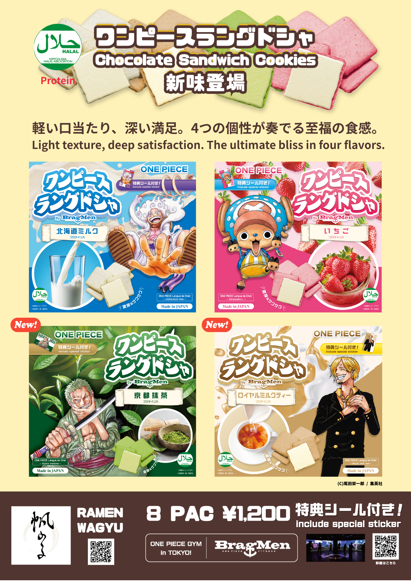 ワンピースラングドシャチラシ